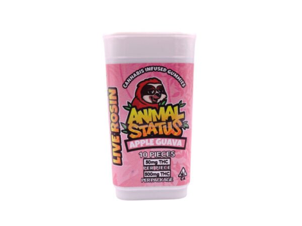 Animal Status Apple Guava THC Gummies 500mg