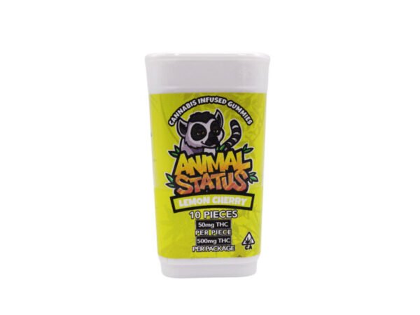 Animal Status Lemon Cherry THC Gummies 500mg