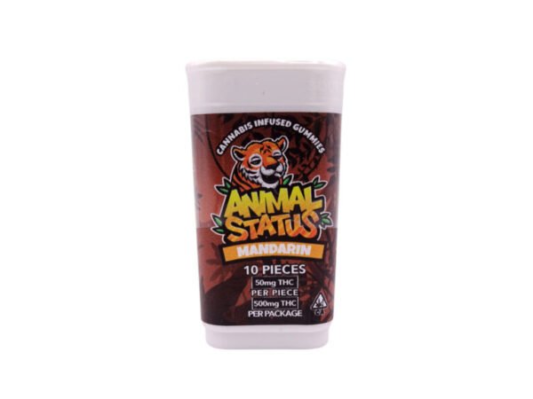 Animal Status Mandarin THC Gummies 500mg